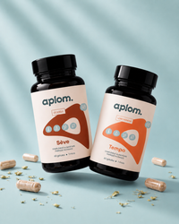 Duo Fond aplom : piluliers Sève et Tempo, compléments alimentaires pour réguler la transpiration excessive (sudation et système nerveux)
